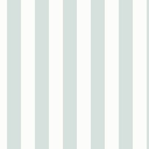 3/4" Vertical Stripe: Soft Celadon Basic Stripe