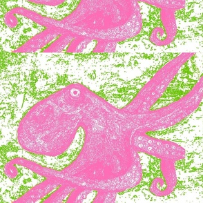 Octavius Octopus - Custom Andrea, Pink and Green