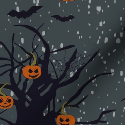 Halloween/holiday/spooky/creepy/scary/festive/grey