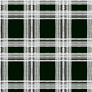 Line grid hand drawn white on black 