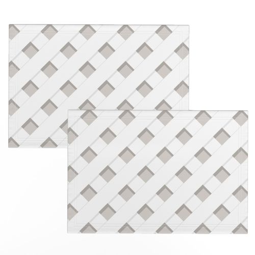 REVERSE Popular Gray DIAGONAL TRELLIS copy