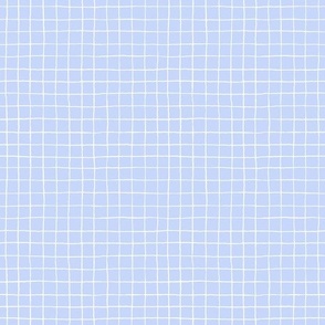 hand drawn grid | heaven blue| Tropical Fantasy Collection
