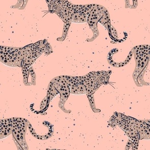  cheetah in paradise | pink | Tropical Fantasy Collection