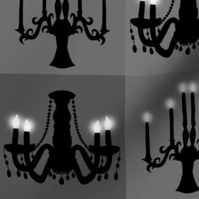 Chandeliers and Candelabras (large scale) 