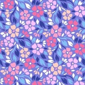 Multi Color Ditsy Floral - Peri