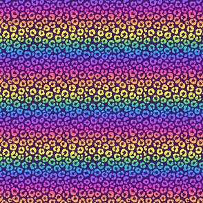 90s rainbow spots leopard small