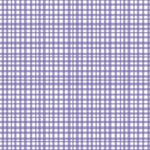 Almost Gingham - Amethyst - purple check