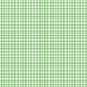 Almost Gingham - green check