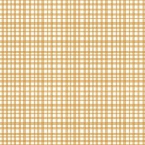 Almost Gingham - lion - gold check