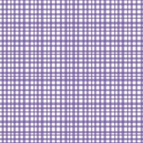 Almost Gingham - Purple Check