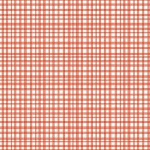 Almost Gingham - red check