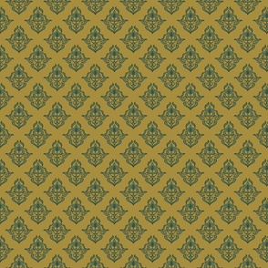 Green Damask