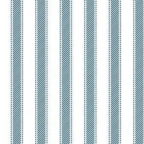 Streak Ticking Stripe - Classic Blue