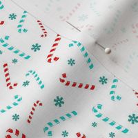 Small Scale Candy Canes and Snowflakes Baby It's Cold Outside Collection