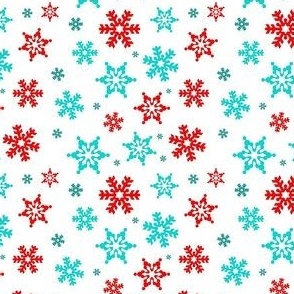 Small Scale Snowflakes Baby It's Cold Outside Collection