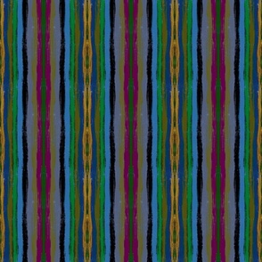 Scratchy handdrawn vertical stripes small Bright blue, red, yellow, green