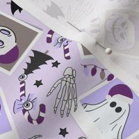 MEDIUM creepmas fabric - cute and creepy spooky christmas design