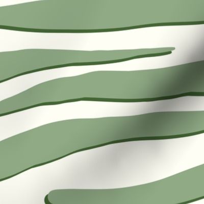 tiger stripe celadon pistachio pine green