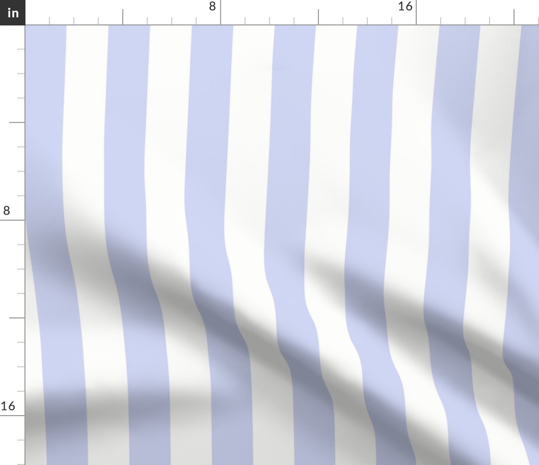 1.5" Periwinkle Blue Vertical Stripe: Light Periwinkle Basic Stripe
