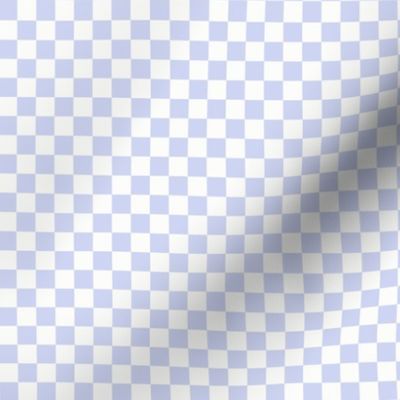 Small Periwinkle Checker, 3/8" Violet Blue Checkered, Checkerboard