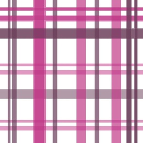 Lullaby Magenta Maroon Plaid