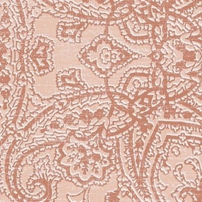 large victorian damask in copper