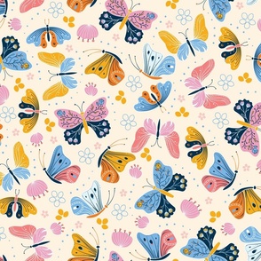 butterfly colorfull pattern