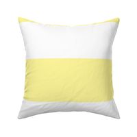 6 inch yellow and white stripe horizontal