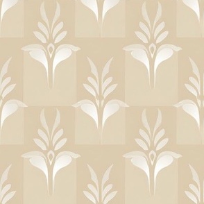 Art Deco Checkered Wheat