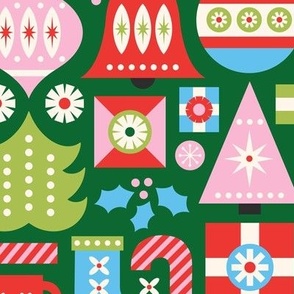 Merry & Mod Christmas | Green Sm.