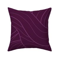 Jumbo Nostalgic Swirl, Amethyst on Plum