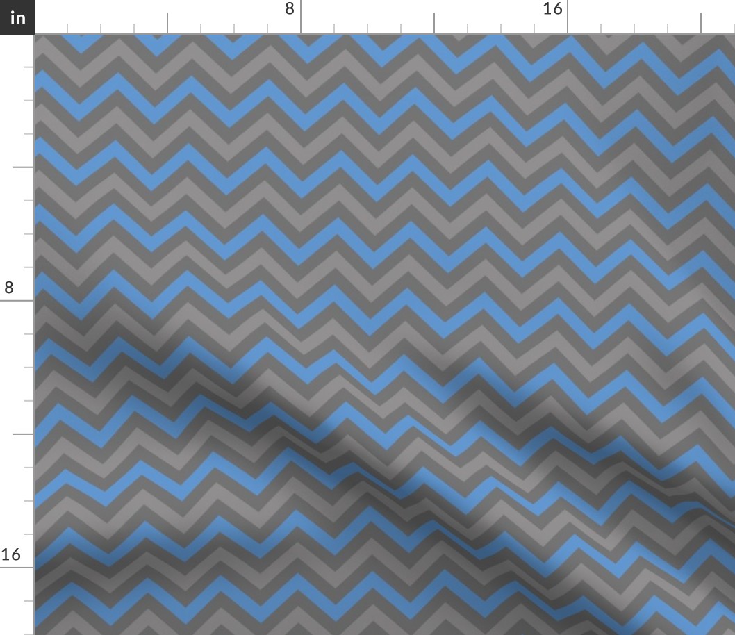 Robot Chevron (Blue)