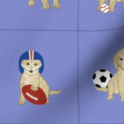 Sports Puppy Cutouts