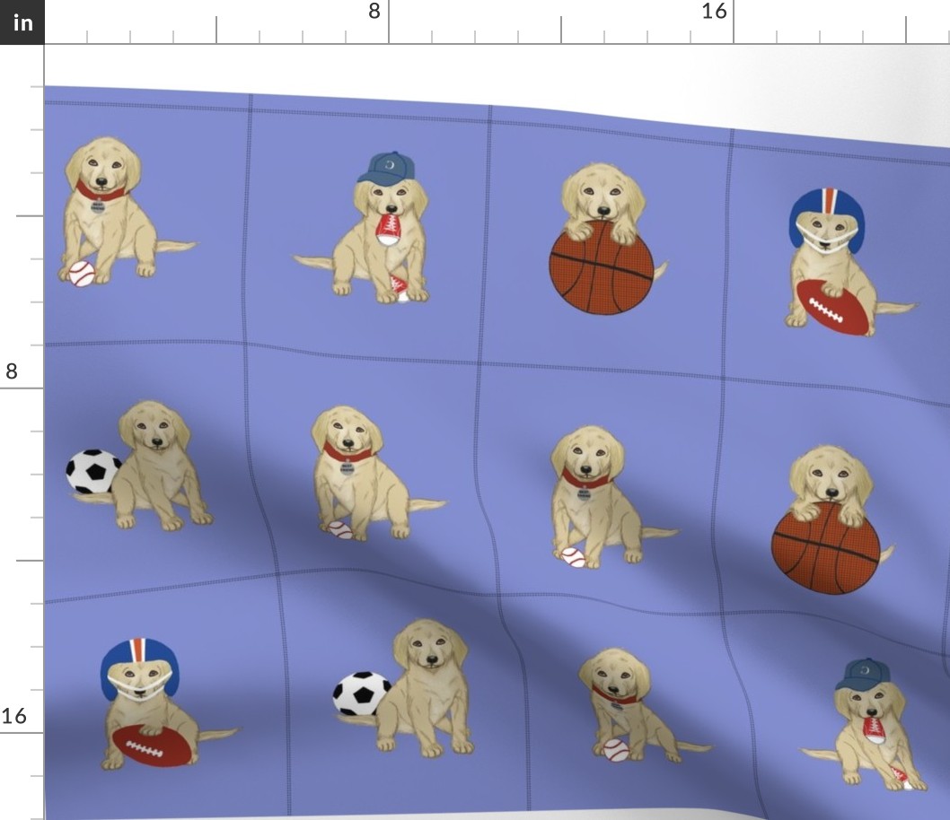 Sports Puppy Cutouts