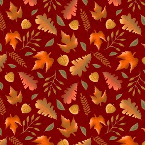 Falling Leaves on Redcorn Medium