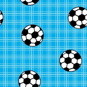 sky blue soccer balls