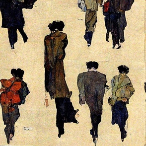 People In Paris - Vintage Look Tan 