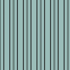 Vintage Blue-gray and dark gray Stripes