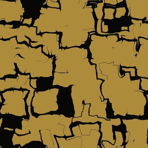 yellow and black abstract