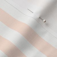 3/4" Vertical Stripe: Blush Peach Basic Stripe