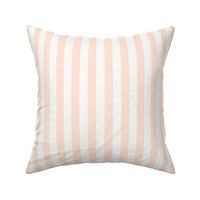 3/4" Vertical Stripe: Blush Peach Basic Stripe