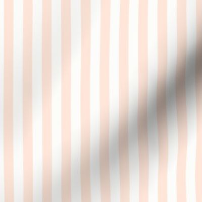 3/8" Vertical Stripe: Blush Peach Thin Basic Stripe