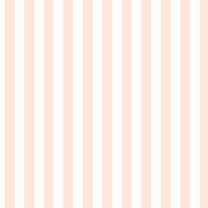 3/8" Vertical Stripe: Blush Peach Thin Basic Stripe