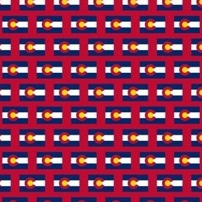 MINI colorado flag fabric - state flag, usa, flags