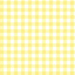 Butter Yellow Gingham Plaid