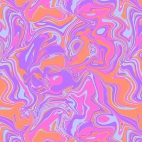 Psychedelic Swirl - Purple