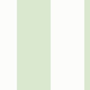 3" Vertical Stripe: Mossy Green Wide Basic Stripe, Light Green Stripe