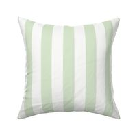 1.5" Vertical Stripe: Mossy Green Basic Stripe, Light Green Stripe