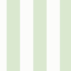 1.5" Vertical Stripe: Mossy Green Basic Stripe, Light Green Stripe