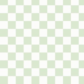 3/4" Mossy Green Checker, Light Green Checkered, Checkerboard